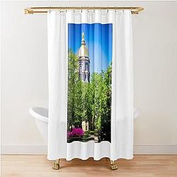 The Golden Dome of Notre Dame University Shower Curtain