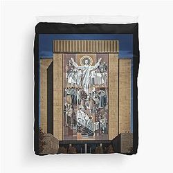 Notre Dame's Jesus Mountain Duvet Cover