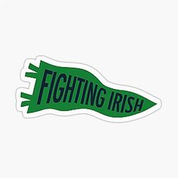 Notre Dame Fighting Irish Sticker