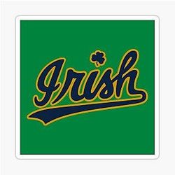 Notre Dame Irish Sticker