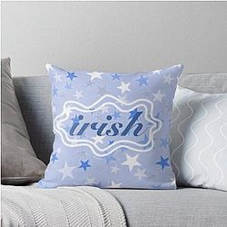 Notre Dame Star Pattern Throw Pillow