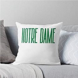 University of Notre Dame Fighting Irish Throw Pillow