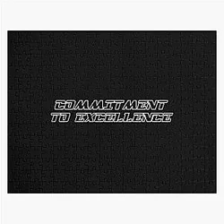 Commitment to Excellence Oakland Raiders American Football Fan Art Jigsaw Puzzle