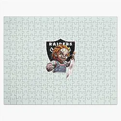 Halloween Oakland Raiders Chucky Jigsaw Puzzle