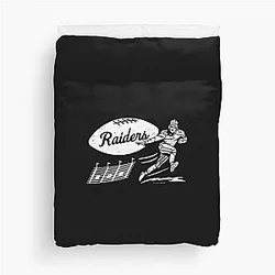 Vintage Oakland Raiders Essential T-Shirt Duvet Cover