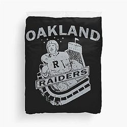 Vintage Oakland Raiders Duvet Cover