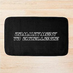 Commitment to Excellence Oakland Raiders American Football Fan Art Bath Mat