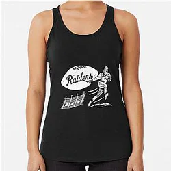 Vintage Oakland Raiders Essential Racerback Tank Top