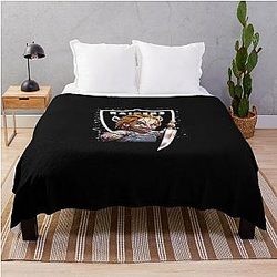 Halloween Oakland Raiders Chucky Throw Blanket