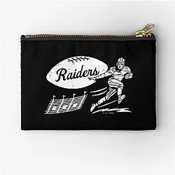 Vintage Oakland Raiders Essential T-Shirt White Raiders Zipper Pouch