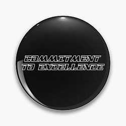 Commitment to Excellence Oakland Raiders American Football Fan Art Pin