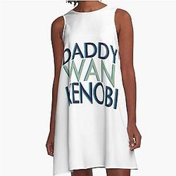 Daddy Wanna Kenobi A-Line Dress