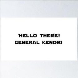 General Kenobi Poster