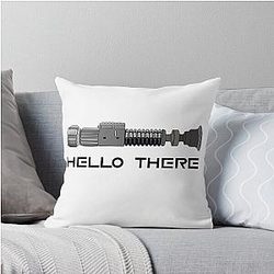 Hello General Kenobi Throw Pillow