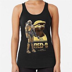 Obi-Wan Kenobi Character Racerback Tank Top