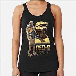 Star Wars Obi-Wan Kenobi Character Racerback Tank Top
