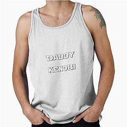 Daddy Kenobi Black Tank Top