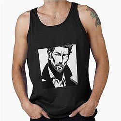 Black and White Modern Kenobi Top