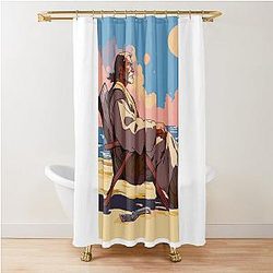 Obi Kenobi Sunset Shower Curtain