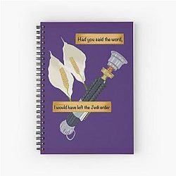 Kryze Kenobi Spiral Notebook