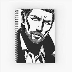 Black and White Modern Kenobi Notebook