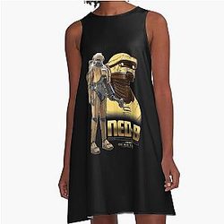 Star Wars Obi-Wan Kenobi Character A-Line Dress
