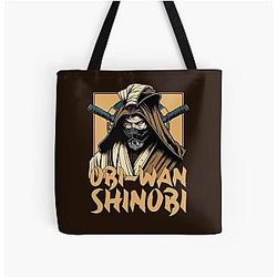 Obi-Wan Ninja Kenobi All Over Print Tote Bag