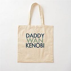 Daddy Wan Kenobi Cotton Tote Bag
