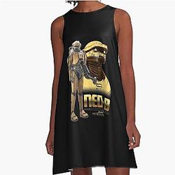 Star Wars Obi-Wan Kenobi Character A-Line Dress