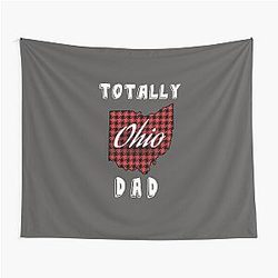 Totally Ohio Buffalo State Map Pride Tapestry