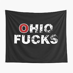 Ohio White Tapestry