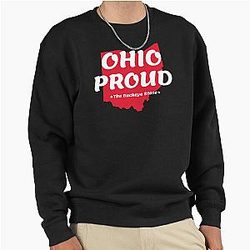 Ohio The Buckeye State Design Pullover Sweatshirt