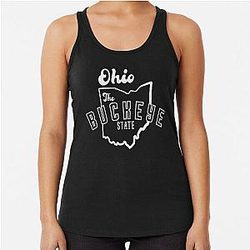 Ohio Buckeye State Racerback Tank Top