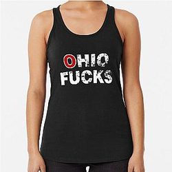 Ohio (White) Racerback Tank Top