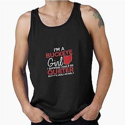 I am a Buckeye Girl Ohio State Gift for Women Tank Top