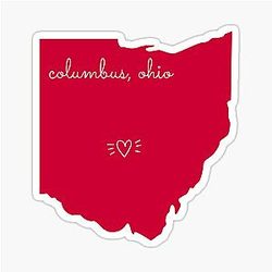 Columbus Ohio Sticker