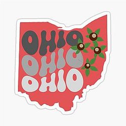 Buckeye State Ohio Sticker