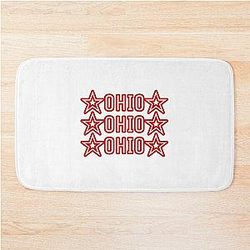 Ohio Red Bath Mat