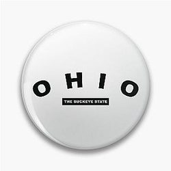 Favorite State & Slogan Minimalistic Design Ohio Pin