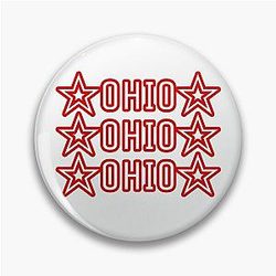 Ohio Red Pin