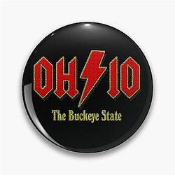 Ohio Buckeye State T-shirt, Rock Music Inspired Tee, RetroDesign Vintage Ohio Top