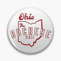 Ohio The Buckeye state Pin -> Ohio The Buckeye state