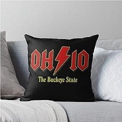 Ohio Buckeye State T-shirt Rock Music Inspired Tee Retro Halftone Design Vintage Ohio Shirt Unisex Souvenir Top