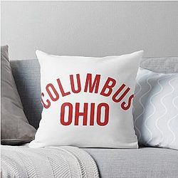 Columbus Ohio Throw Pillow