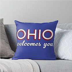 Ohio Welcome You Throw Pillow