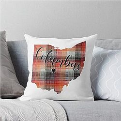 Columbus Ohio Throw Pillow