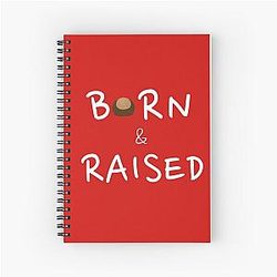 OHIO BORN Spiral Notebook