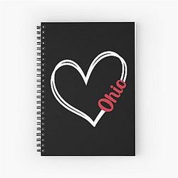 Heart Ohio Line Art Journal