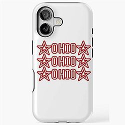 Ohio Red iPhone Case