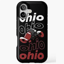 American Football State of Ohio iPhone Case